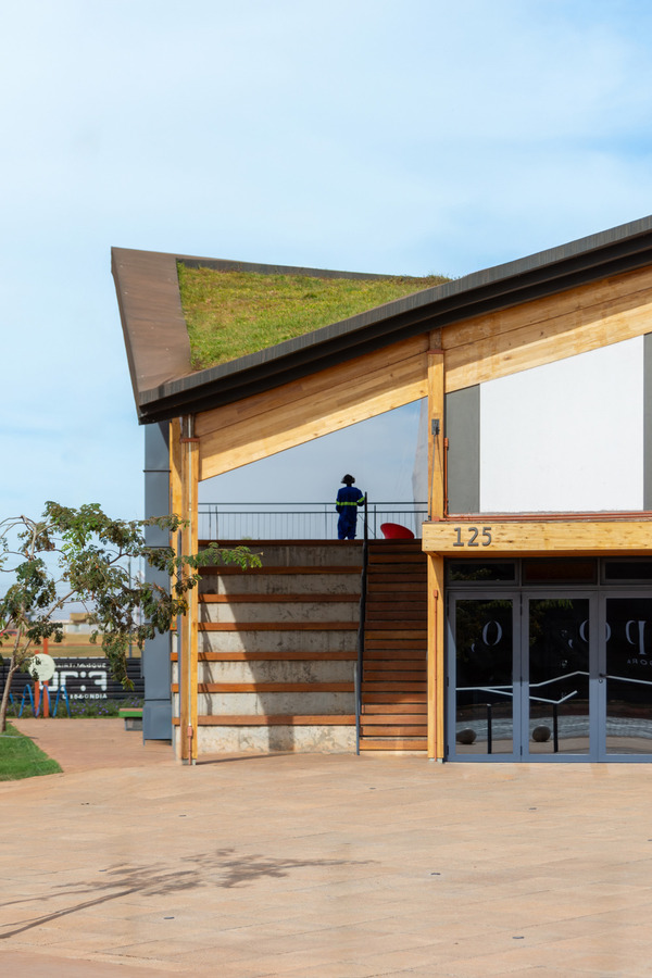 Casa Una, bâtiment culturel durable au Parque Una Uberlândia