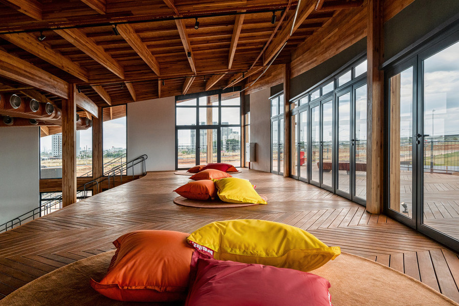 Casa Una, bâtiment culturel durable au Parque Una Uberlândia